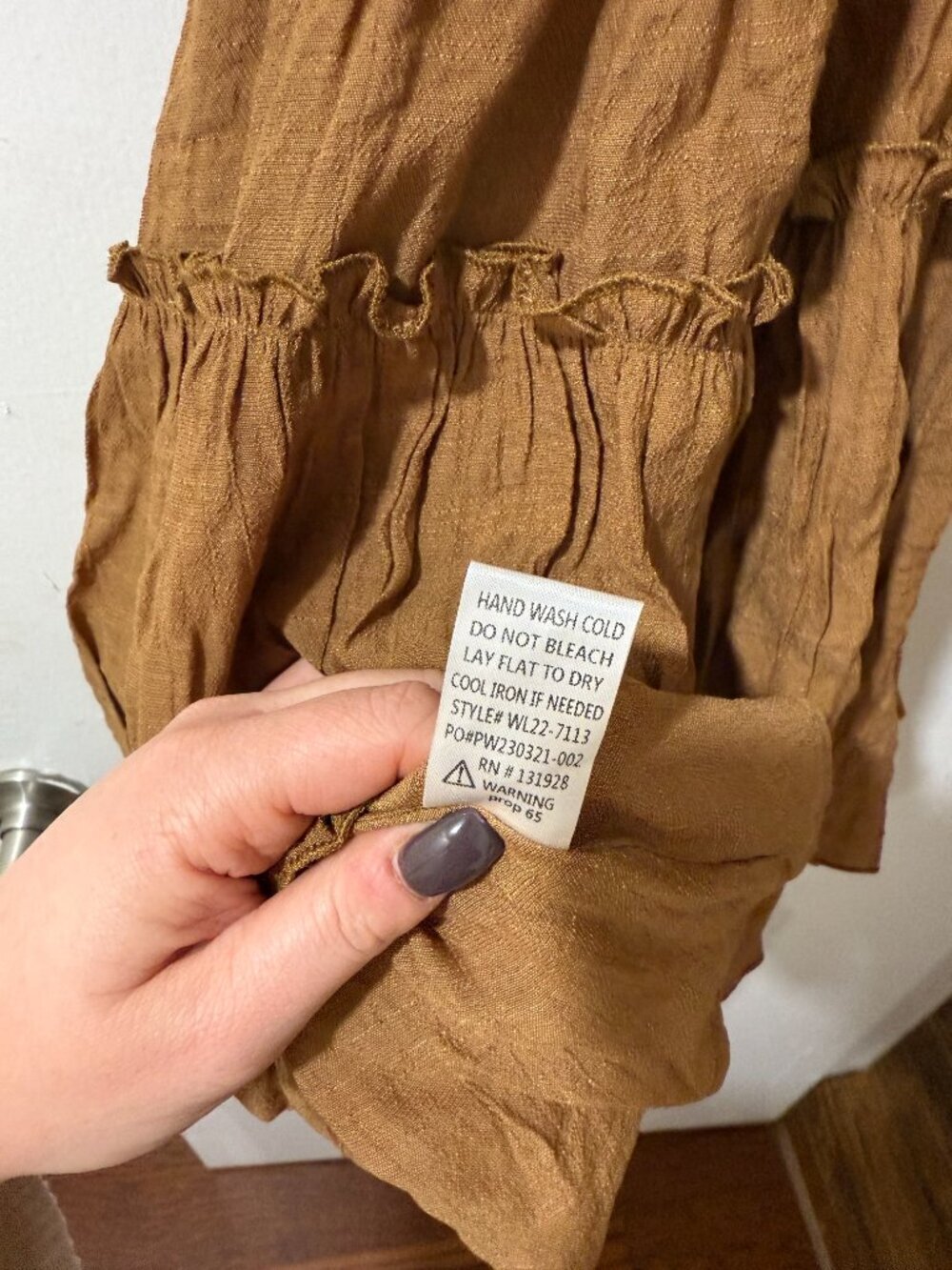 VICI Tiered Mini Dress — Brown | Size L | 🤎 - Picture 8 of 9